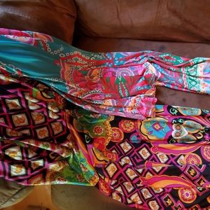 2 pairs large pallazo pants